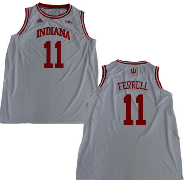 Men #11 Yogi Ferrell Indiana Hoosiers College Basketball Jerseys Sale-White - Click Image to Close